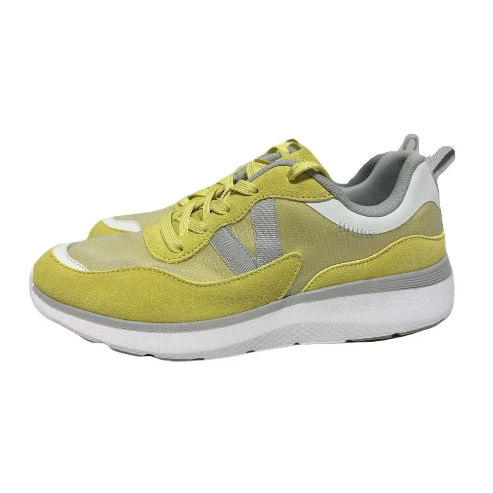 NEW Vionic Ayse Womens Size 9 Athletic Sneakers w Arch Support Acacia Yellow